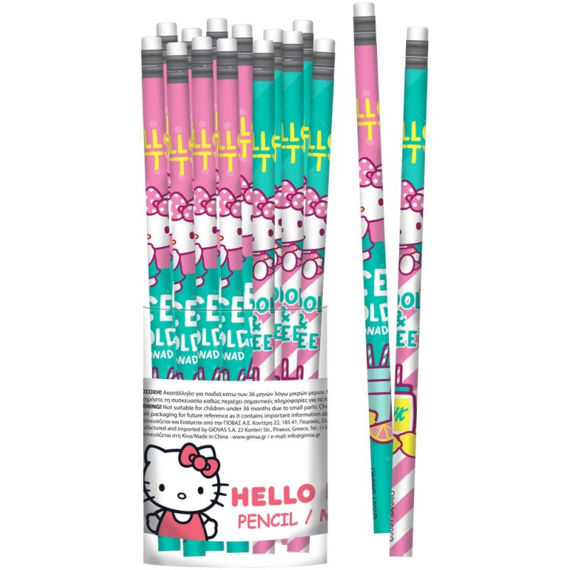 Gim Μολύβι Παιδικό Hello Kitty 335-70600 Gim Μολύβι Παιδικό Hello Kitty 335-70600