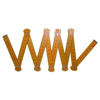 Exas Ξύλινο Σπαστό Μέτρο 1m SF-8001 Exas Ξύλινο Σπαστό Μέτρο 1m SF-8001