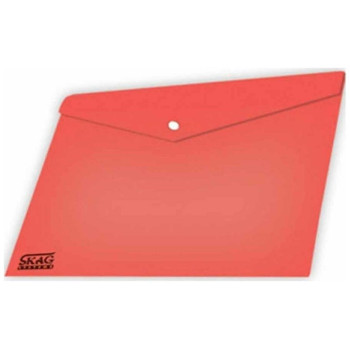 Skag Φάκελος ΡP Με Κουμπί Α4 Διαφανή Κόκκινο S222655 Skag Φάκελος ΡP Με Κουμπί Α4 Διαφανή Κόκκινο S222655