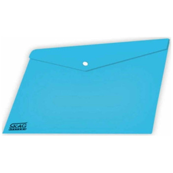 Skag Φάκελος ΡP Με Κουμπί Α4 Διαφανή Μπλε S222648 Skag Φάκελος ΡP Με Κουμπί Α4 Διαφανή Μπλε S222648