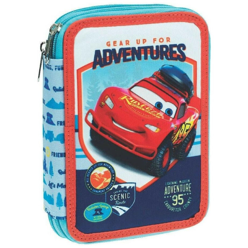 Gim Κασετίνα Διπλή Cars Gear Up 341-37100 Gim Κασετίνα Διπλή Cars Gear Up 341-37100
