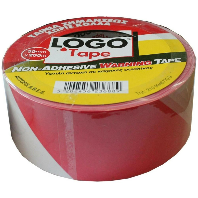 Logo Ταινία Σημάνσεως Χωρίς Κόλλα 5cmx200m Logo Ταινία Σημάνσεως Χωρίς Κόλλα 5cmx200m