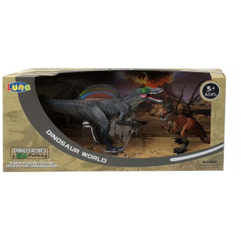 Luna Δεινόσαυρος Σετ 2τεμ 37x11x17εκ 622124 Luna Δεινόσαυρος Σετ 2τεμ 37x11x17εκ 622124