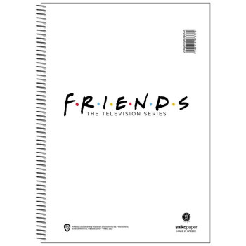 Salko Τετράδιο Σπιράλ 1 Θέμα 60 Σελίδες 17x25 Friends S73718