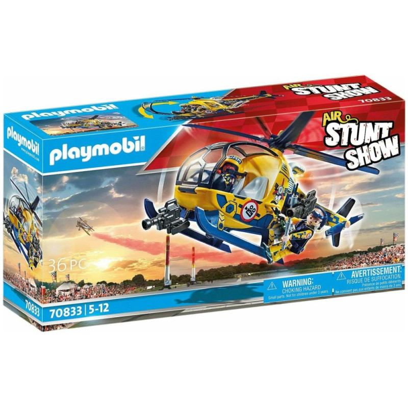 Playmobil Air Stunt Show Ελικόπτερο με κινηματογραφικό συνεργείο 70833 Playmobil Air Stunt Show Ελικόπτερο με κινηματογραφικό συνεργείο 70833