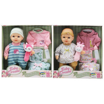 Luna Σετ με Μωρό Κούκλα για 2+ Ετών 33 εκ. (Διάφορα Σχέδια) 1τμχ 622190 Luna Σετ με Μωρό Κούκλα για 2+ Ετών 33 εκ. (Διάφορα Σχέδια) 1τμχ 622190