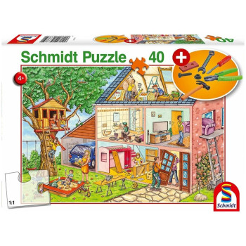Schmidt Παιδικό Puzzle Μηχανικός 40pcs για 4+ Ετών Schmidt S56375