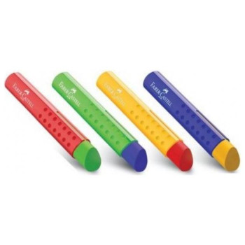 Faber Castell Γόμα Grip Tri Διάφορα Χρώματα 182334 Faber Castell Γόμα Grip Tri Διάφορα Χρώματα 182334