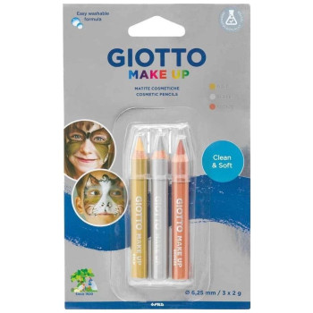 Giotto Make Up - Μεταλλικά Μολύβια 3Τμχ 473200 Giotto Make Up - Μεταλλικά Μολύβια 3Τμχ 473200