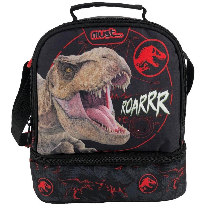 Must Τσαντάκι Φαγητού 24x12x20 Ισοθερμικό Jurassic Trex Roarrr 570901