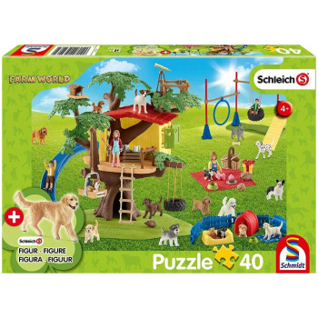 Schmidt Spiele Παιδικό Puzzle Happy Dogs 40pcs για 4+ Ετών 56403