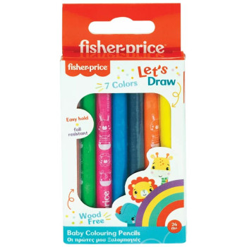 Fisher Price Ξυλομπογιές 7χρωμ. 321-00001