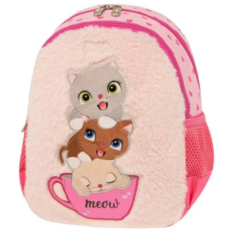 Polo Σακίδιο Νηπιαγωγείου Junior Los Ninos Kittens 9-01-042-8229 (2023)