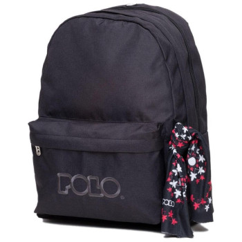 POLO ΣΑΚΙΔΙΟ ORIGINAL DOUBLE SCARF ΜΑΥΡΟ 901235-2002 (2025) POLO ΣΑΚΙΔΙΟ ORIGINAL DOUBLE SCARF ΜΑΥΡΟ 901235-2002 (2025)