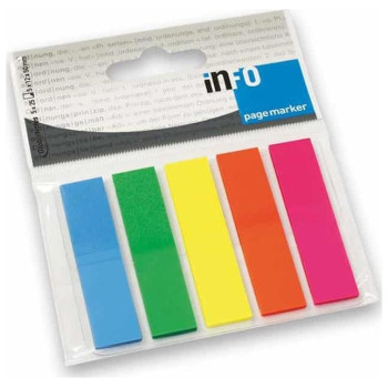 Info Σελιδοδείκτες Σετ 5 Χρωματων (125φ) 2681-09 Info Σελιδοδείκτες Σετ 5 Χρωματων (125φ) 2681-09