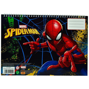 Gim Μπλοκ Ζωγραφικής 23x33cm 40φ+Sticker Spiderman 337-04416 Gim Μπλοκ Ζωγραφικής 23x33cm 40φ+Sticker Spiderman 337-04416