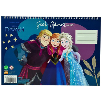Gim Μπλοκ Ζωγραφικής 23x33cm 40φ+Sticker Frozen 341-69416 Gim Μπλοκ Ζωγραφικής 23x33cm 40φ+Sticker Frozen 341-69416