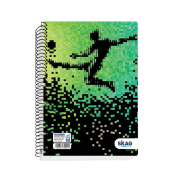 Skag Τετράδιο Σπιράλ University Fun Αγόρι 2θ 17x25  Ν.9242 S300551