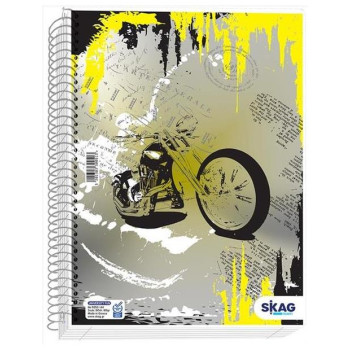 Skag Τετράδιο Σπιράλ University Fun Αγόρι 3θ A4  Ν.9253 S300513