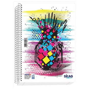 Skag Τετράδιο Σπιράλ University Fun Κορίτσι 2θ A4  Ν.9232 S300377
