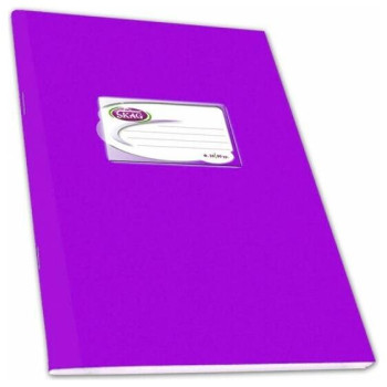 Skag Τετράδιο Χάρτινο Χρωματιστό 17x25cm Φ.50 Μωβ S296878
