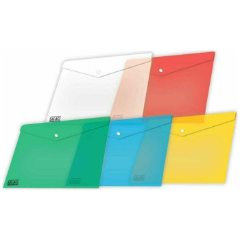 Skag Φάκελος ΡP Α4-Κουμπί Διαφανή-5 Χρώματα S221375 Skag Φάκελος ΡP Α4-Κουμπί Διαφανή-5 Χρώματα S221375