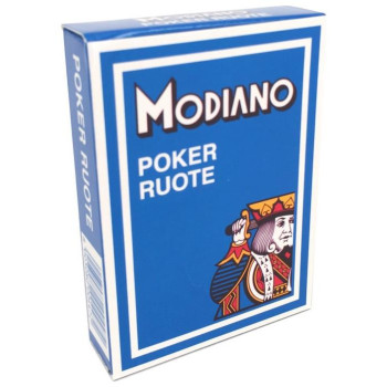 Modiano Τράπουλα Χάρτινη  Poker Ruote Μπλε