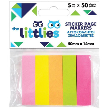 The Littlies Σελιδοδείκτες 50x14cm 50φ 5 Xρώματα 646538 The Littlies Σελιδοδείκτες 50x14cm 50φ 5 Xρώματα 646538