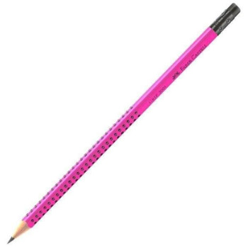 Faber Castell Μολυβι Grip Magenta Με Γομα Faber Castell Μολυβι Grip Magenta Με Γομα