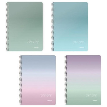 Logigraf Ombre Τετράδιο Σπιράλ Wirelock Α4/21χ29 2 Θέματα 60φ/70gr Logigraf Ombre Τετράδιο Σπιράλ Wirelock Α4/21χ29 2 Θέματα 60φ/70gr