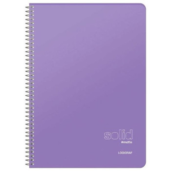 Logigraf Solid Matte Τετράδιο Σπιράλ Wirelock Α4/21χ29 3 Θέματα 90φ/70gr Logigraf Solid Matte Τετράδιο Σπιράλ Wirelock Α4/21χ29 3 Θέματα 90φ/70gr