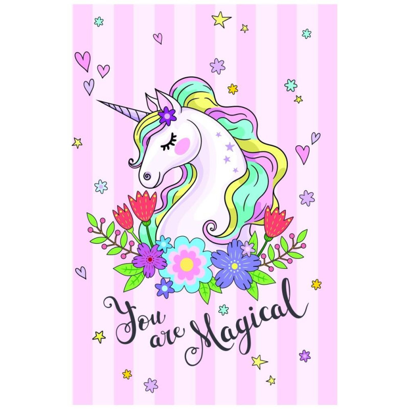 Αιγαίο Τετράδιο Σπιράλ Magical Unicorn 17x25 2 θέματα
