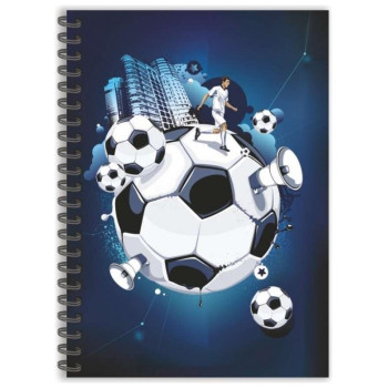 Αιγαίο Τετράδιο Σπιράλ Football 17x25 3 θέματα Αιγαίο Τετράδιο Σπιράλ Football 17x25 3 θέματα