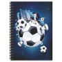 Αιγαίο Τετράδιο Σπιράλ Football 17x25 3 θέματα