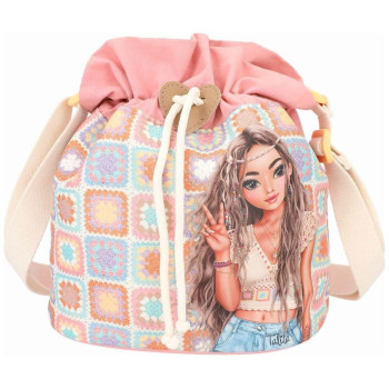 TOP Model Bucket Bag HIPPIE HEART Τσάντα πουγγί TOP Model Bucket Bag HIPPIE HEART Τσάντα πουγγί