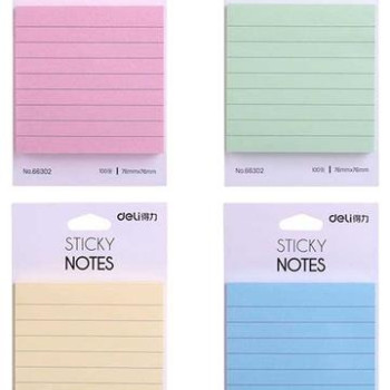 Deli Sticky Notes 76x76mm D66302 Deli Sticky Notes 76x76mm D66302