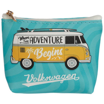Puckator Πορτοφόλι Με Φερμουάρ Vw T1 Pvc Surf & Summer Love PUR103