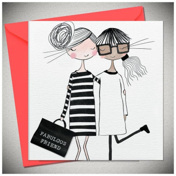 Gnf Ευχετήρια Κάρτα Γενέθλια Fabulous Friend LIL11 Gnf Ευχετήρια Κάρτα Γενέθλια Fabulous Friend LIL11