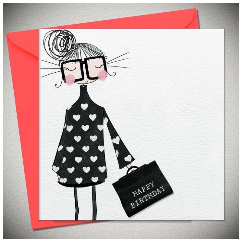 Gnf Ευχετήρια Κάρτα Γενέθλια Happy Birthday LIL08