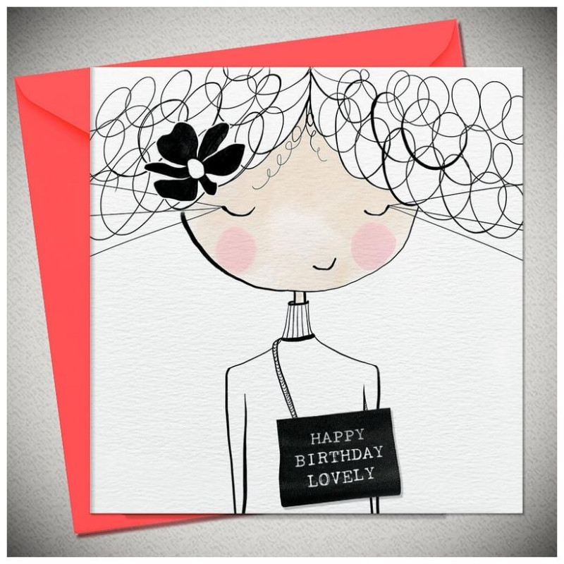 Gnf Ευχετήρια Κάρτα Γενέθλια Happy Birthday Lovely LIL02