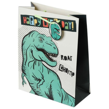 Puckator Συσκευασία Δώρου Σακούλα L Δεινόσαυρος Trex GBAG91A