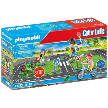 Playmobil Μάθημα Κυκλοφοριακής Αγωγής 71332 Playmobil Μάθημα Κυκλοφοριακής Αγωγής 71332