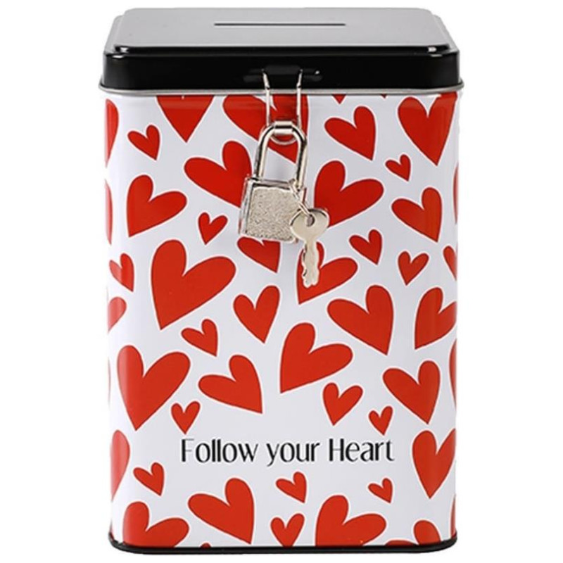 I-Total Κουμπαράς Heart Με Κλειδί Xl2011Β