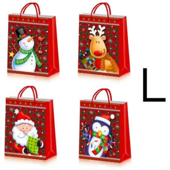 I-Total Τσάντα Xmas Large 30x42x12cm BN1143 I-Total Τσάντα Xmas Large 30x42x12cm BN1143