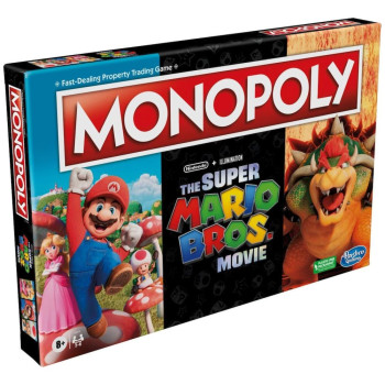 Hasbro Επιτραπέζιο Παιχνίδι Monopoly - Super Mario Movie για 2-6 Παίκτες 8+ Ετών 819-68180 Hasbro Επιτραπέζιο Παιχνίδι Monopoly - Super Mario Movie για 2-6 Παίκτες 8+ Ετών 819-68180