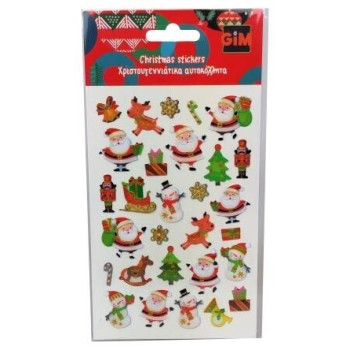 Gim Χριστουγεννιάτικα Αυτοκόλλητα Xmas 770-91172 Gim Χριστουγεννιάτικα Αυτοκόλλητα Xmas 770-91172
