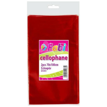 Fabi Σελοφάν 70x100cm 2τεμ Κόκκινο 893902 Fabi Σελοφάν 70x100cm 2τεμ Κόκκινο 893902
