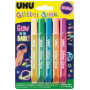 UHU In The Dark Κόλλα Glitter Πολύχρωμη 10ml Σετ 5τμχ 48210 UHU In The Dark Κόλλα Glitter Πολύχρωμη 10ml Σετ 5τμχ 48210