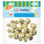 Ex-Hobby Κουδουνάκια Χρυσά 12-18mm 18τμχ Ex-Hobby Κουδουνάκια Χρυσά 12-18mm 18τμχ