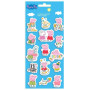 Διακάκης Αυτοκόλλητα Puffy 10x22cm Peppa Pig 482764